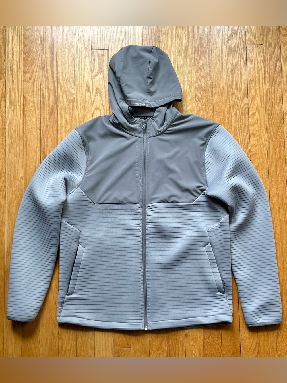 Under Armour Golf Men's Storm Daytona Full Zip Hoodie Large Gray Solid Heavy